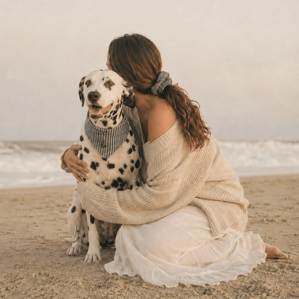 Pet Bandana & Matching Scrunchie Set: Coast Holiday Collection（副本）（副本）（副本）