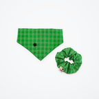 Palm Picnic Pet Bandana & Matching Scrunchie Set