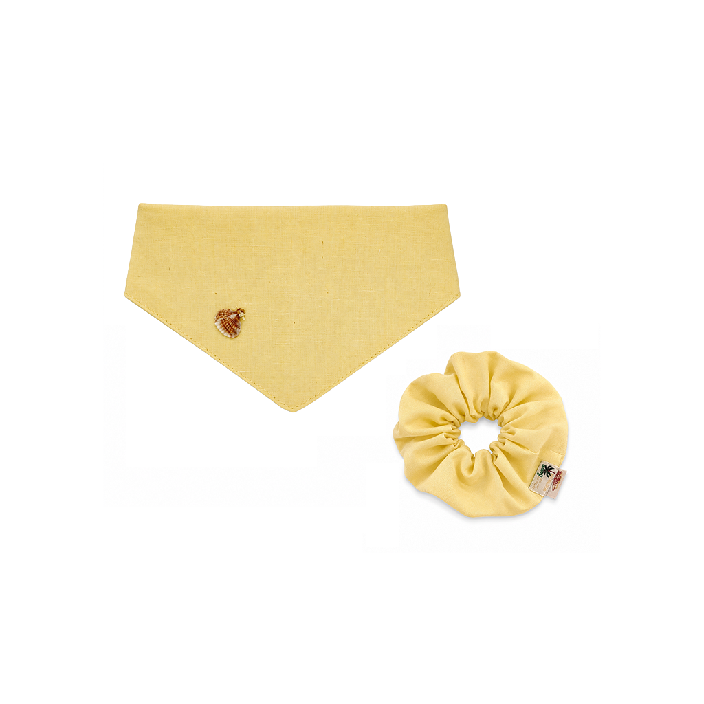 Pet Bandana & Matching Scrunchie Set: Coast Holiday Collection（副本）（副本）